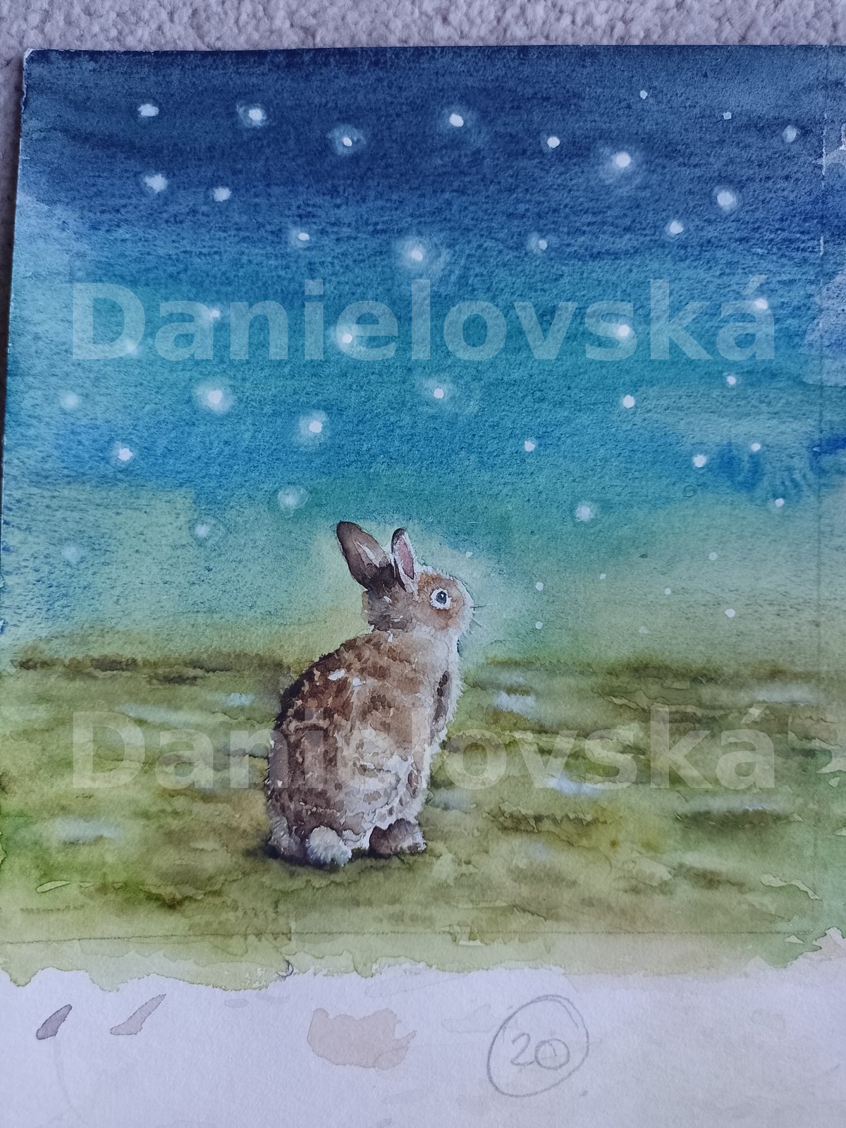 Pavlíkova cesta do neznáma - noční obloha